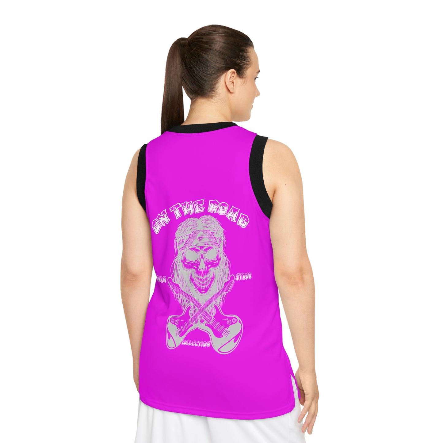 Bloody Rose Unisex Basketball Jersey (AOP)