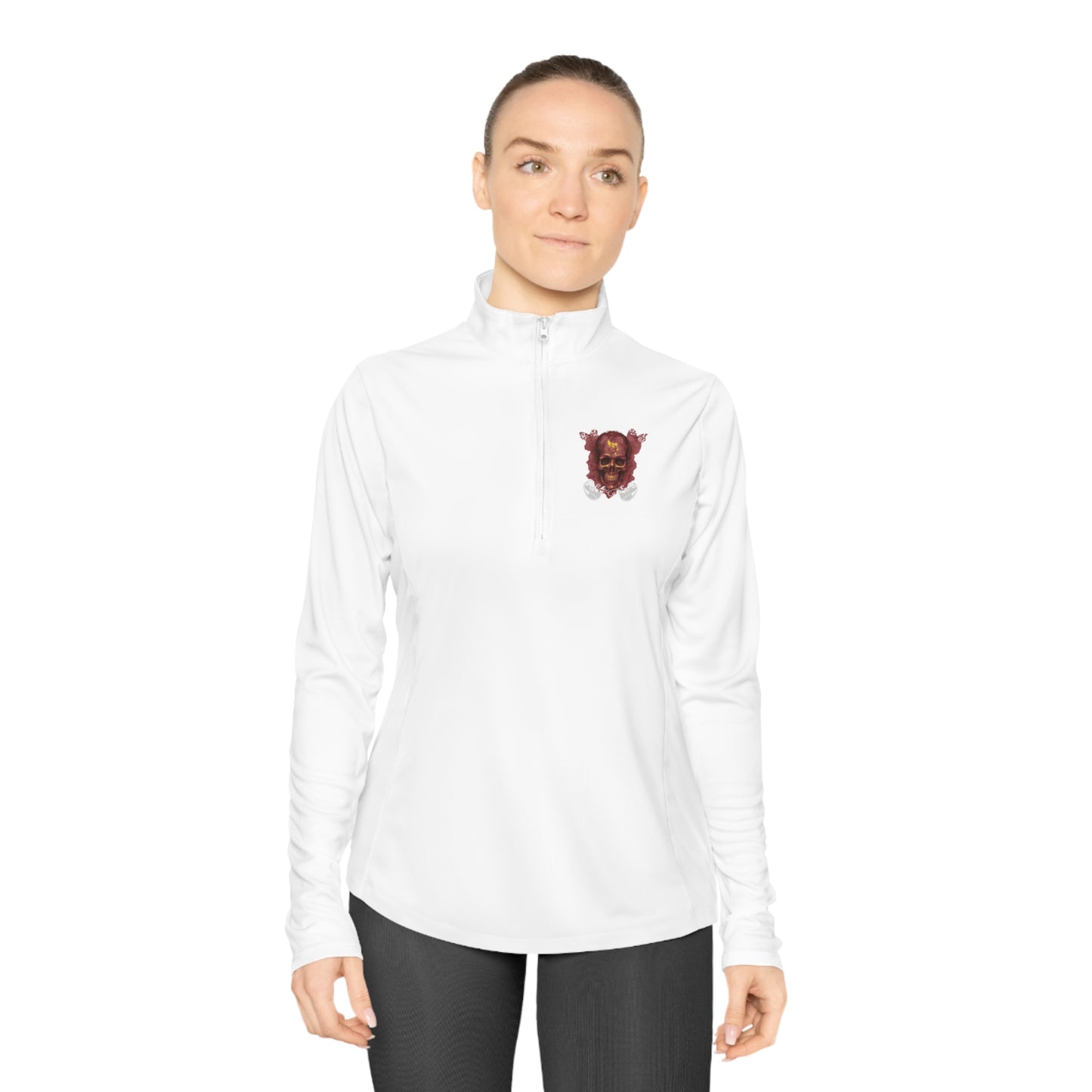 Bloody Rose Ladies Quarter-Zip Pullover