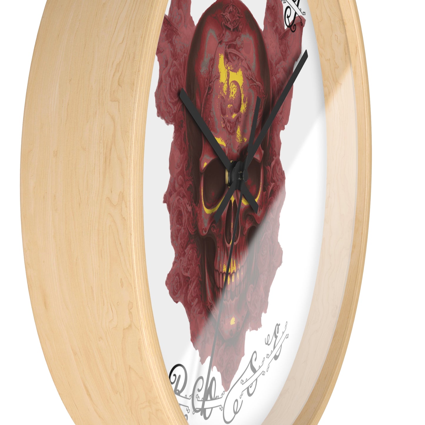 Bloody Rose Wall Clock