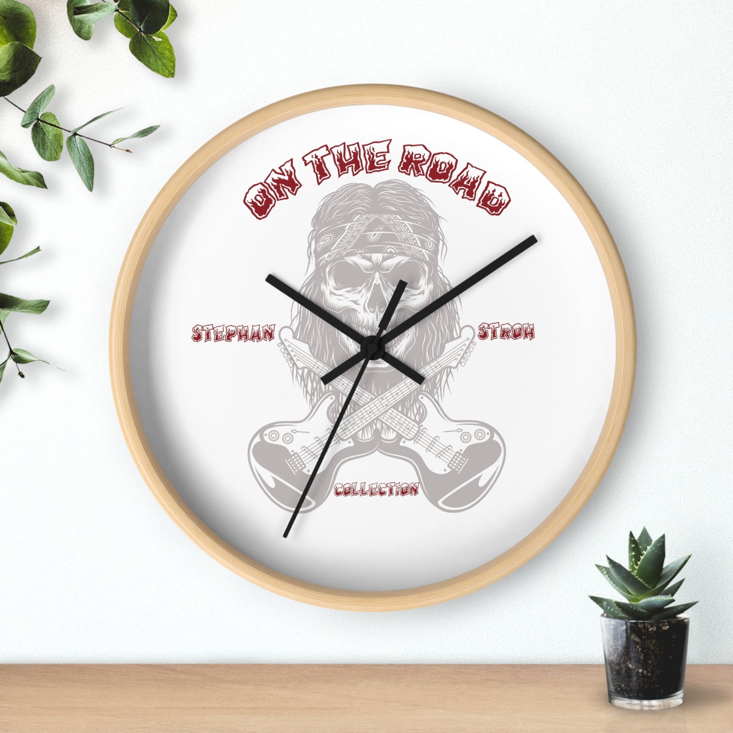 On the Road Wall Clock