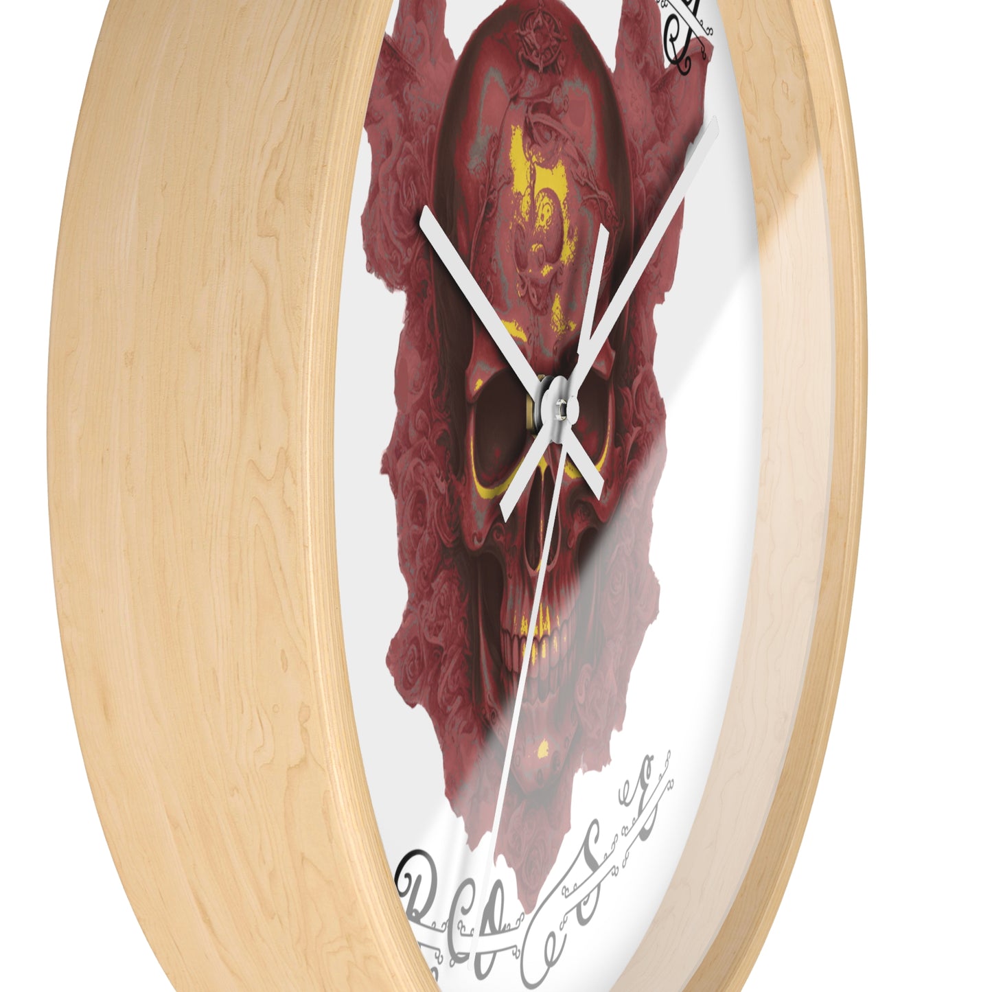 Bloody Rose Wall Clock