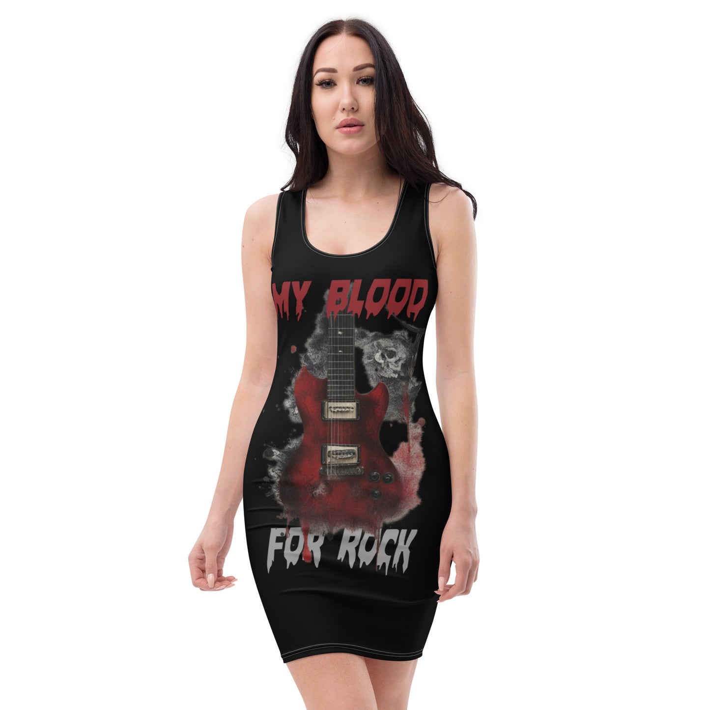 My Blood of Rock Bodycon-Kleid