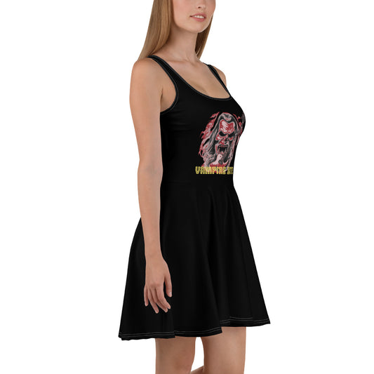 Vampire bite ohne Druck hinten Skater-Kleid
