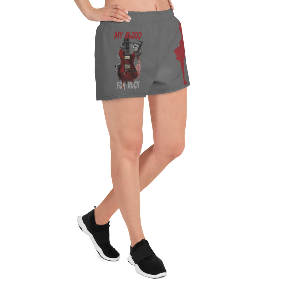 My Blood for Rock Recycelte Sport-Shorts für Damen