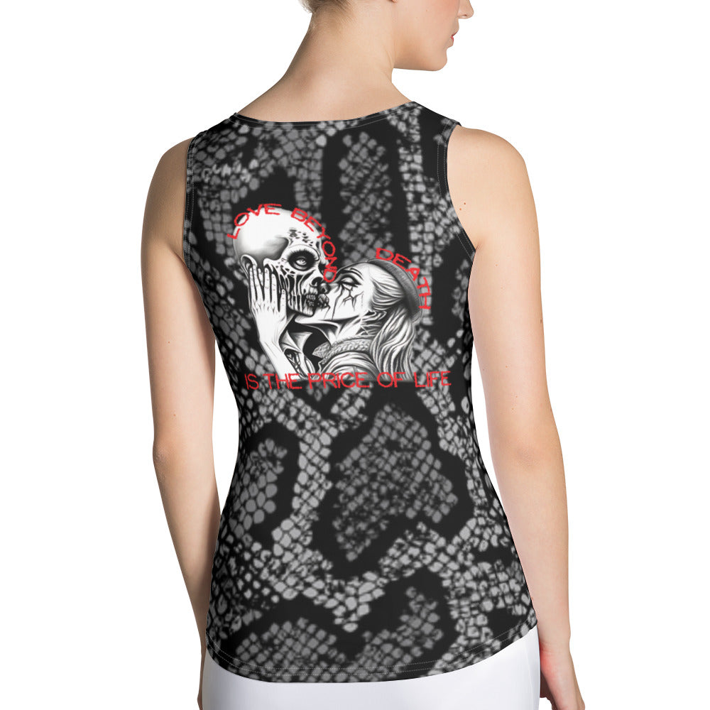 Love beyond Death Schlangen Muster Tank-Top