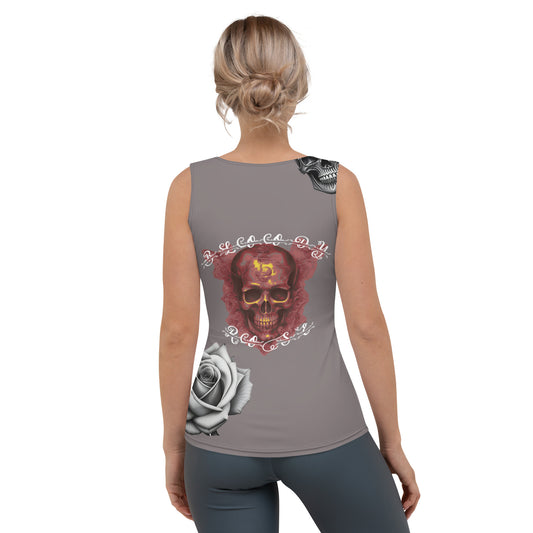 Bloody Rose Sublimation-Cut-&-Sew-Tank-Top
