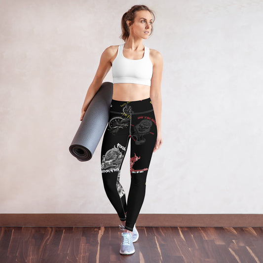 Rock n’ Roll Yoga-Leggings