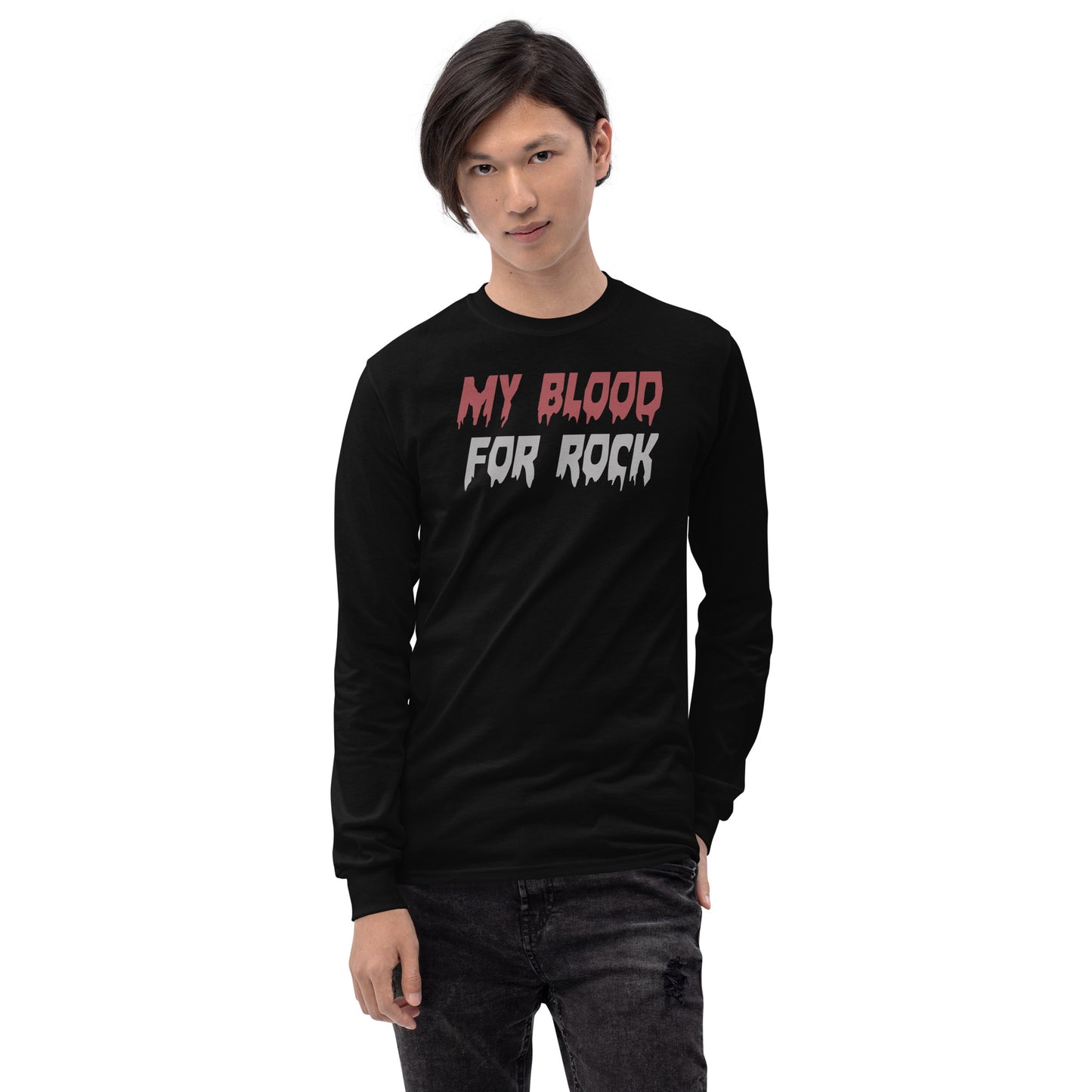 My Blood for Rock Herren-Langarmshirt