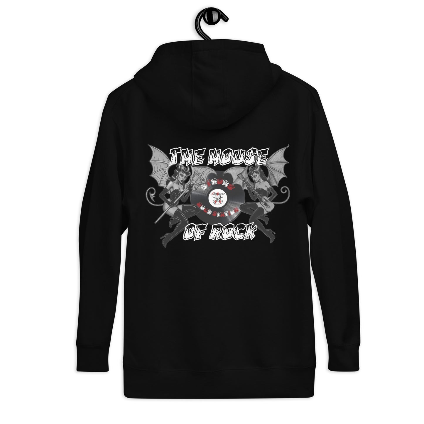 Unisex-Kapuzenpullover Strohs Rock Station