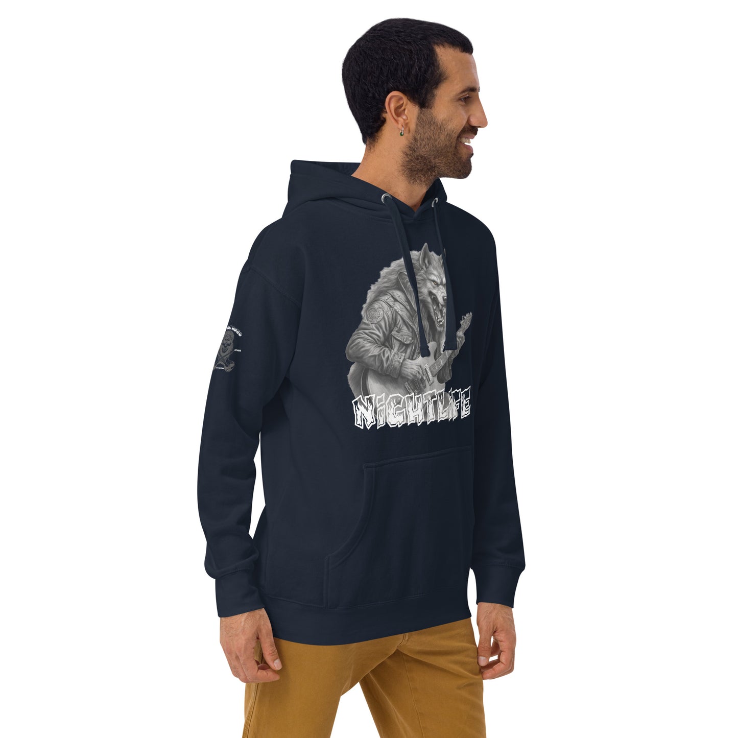 Nightlife Unisex-Kapuzenpullover