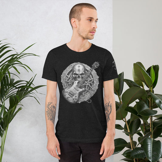 skull and guitar #1 t-Shirt